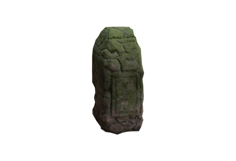 Free download of ancient tomb grave obelisk 3d model game asset