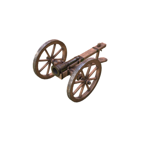 Small Cannon Artillery XV Century 3D model