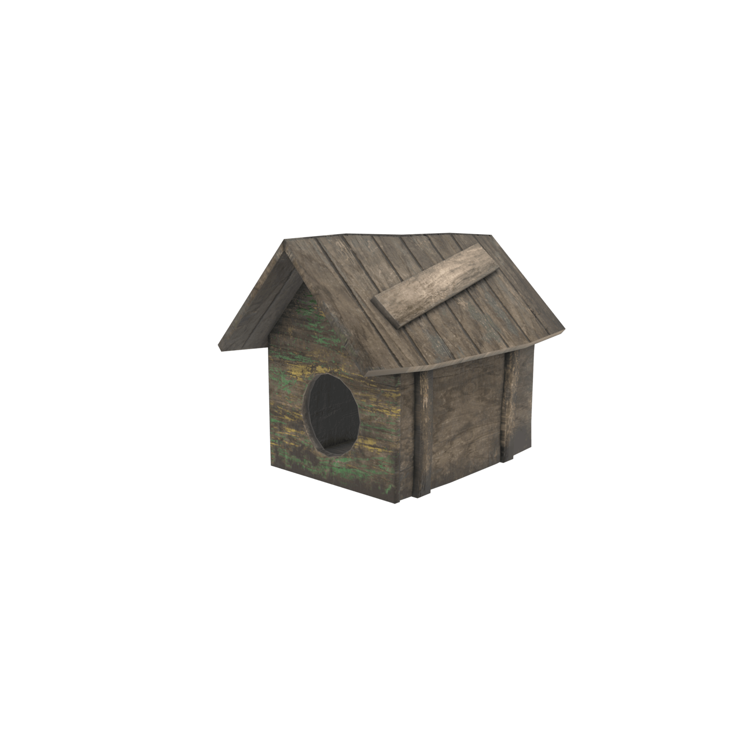 Low Poly Dog House 1 3d_dog_house_low_poly_game_ready_model_5