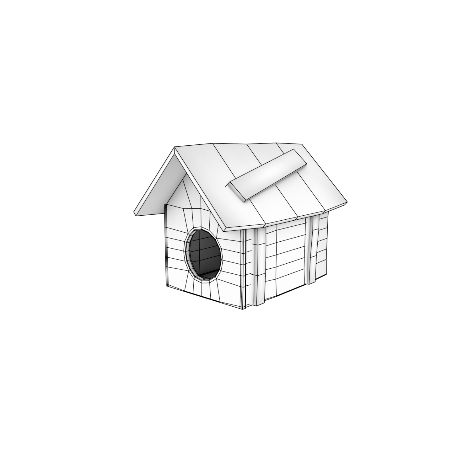 Low Poly Dog House 5 Low Poly Dog House - Image 5