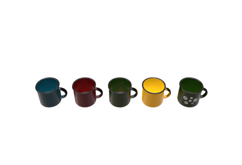 old_metal_enamel_mug_kubek_emaliowy_PRL_3d_model_lp_soviet