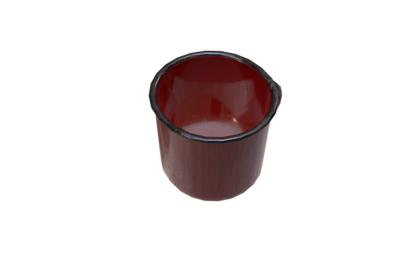 Old Low Poly Enamel Mug - Image 3