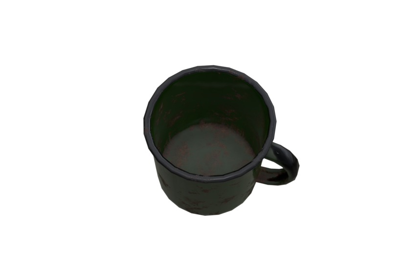Old Low Poly Enamel Mug - Image 4