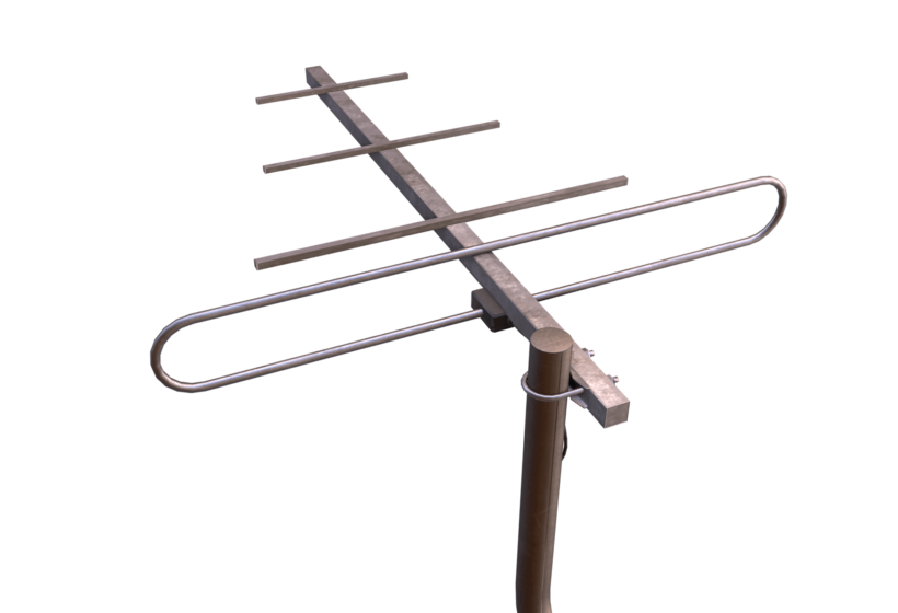 TV Antenna 3D Model Low Poly Game Ready - Antenna 01 Preview