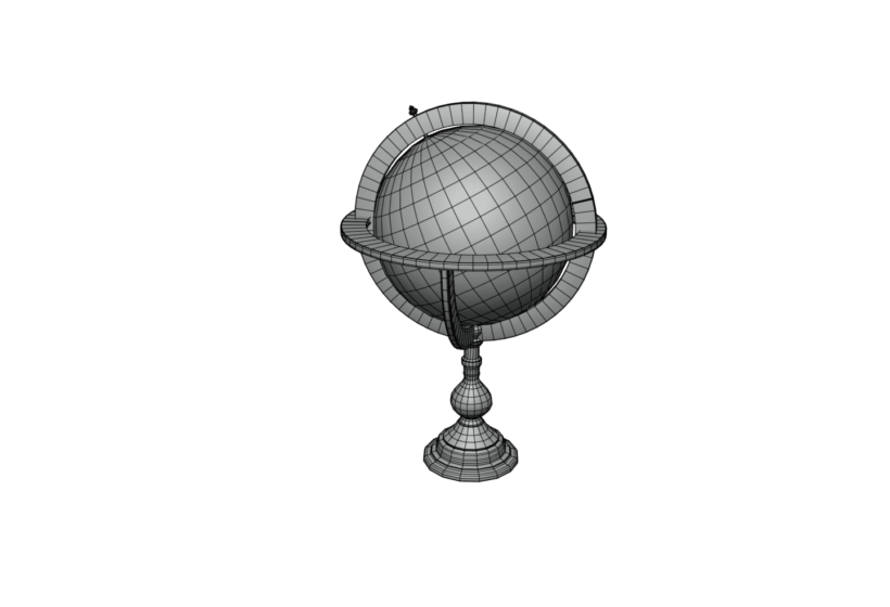 Old globus 3d model for Cryengine Blender 3d