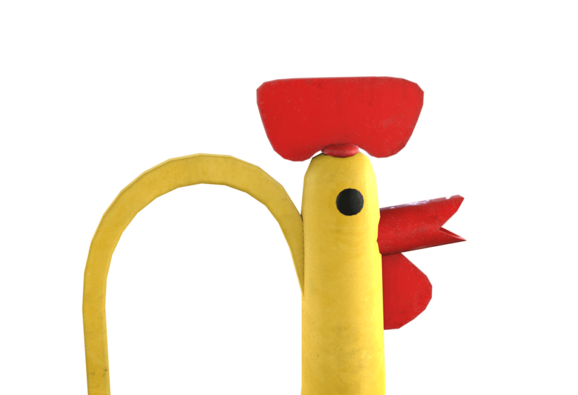 rooster_hen_chicken_watering_can_3D_model_low_poly