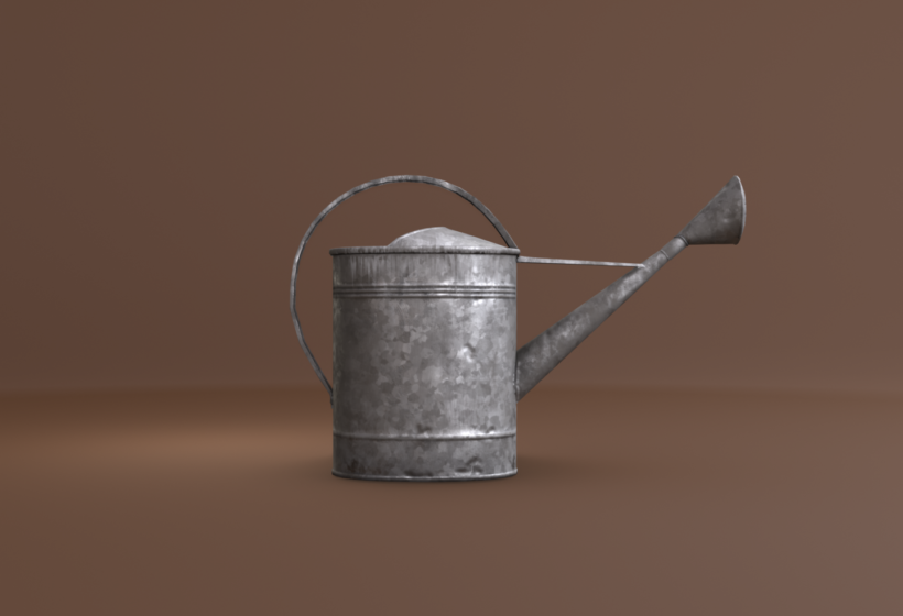 A watering can 3D model by Varcolacus on 3D Babylon Marketplace