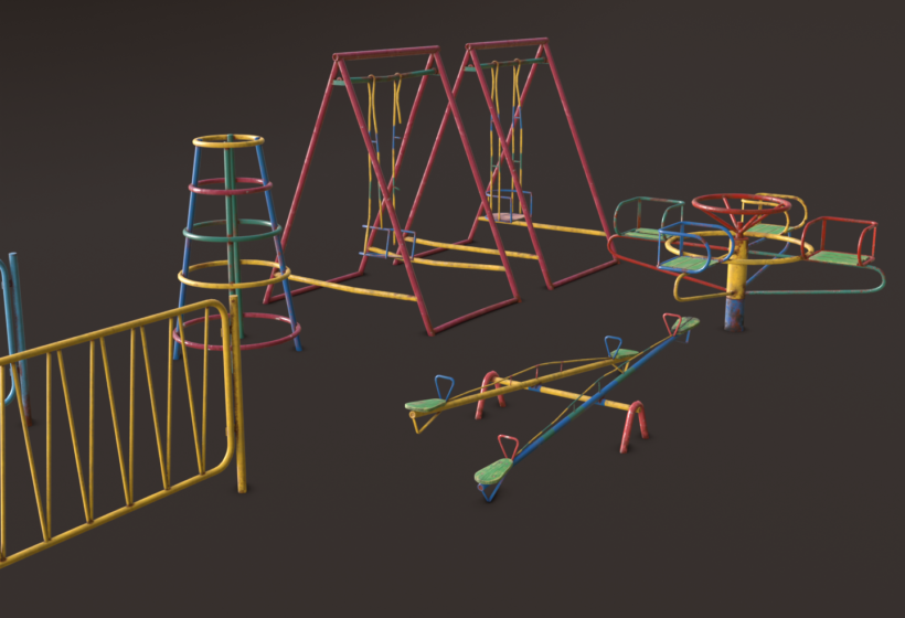 3d playground game assets for Cryengine
