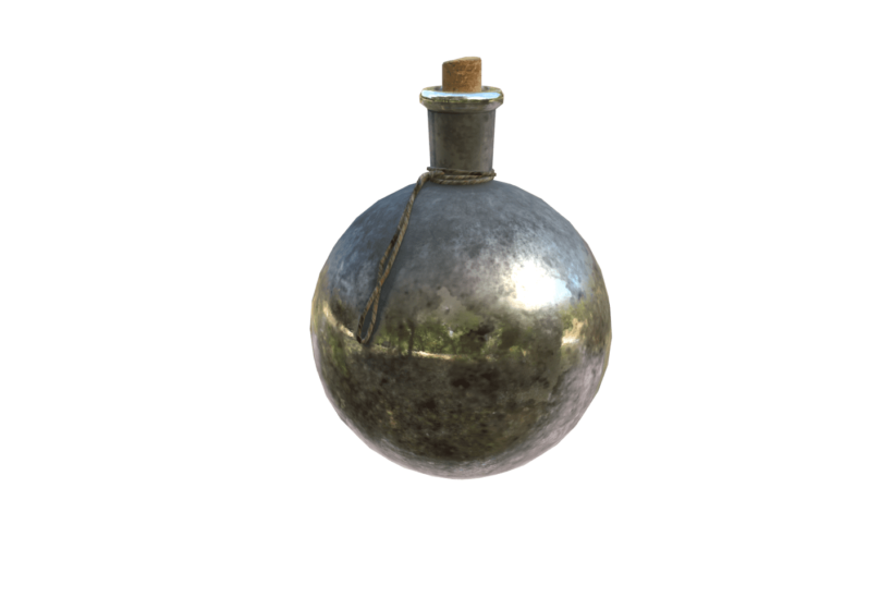 A witch ball 3D model fantasy alchemy game prop