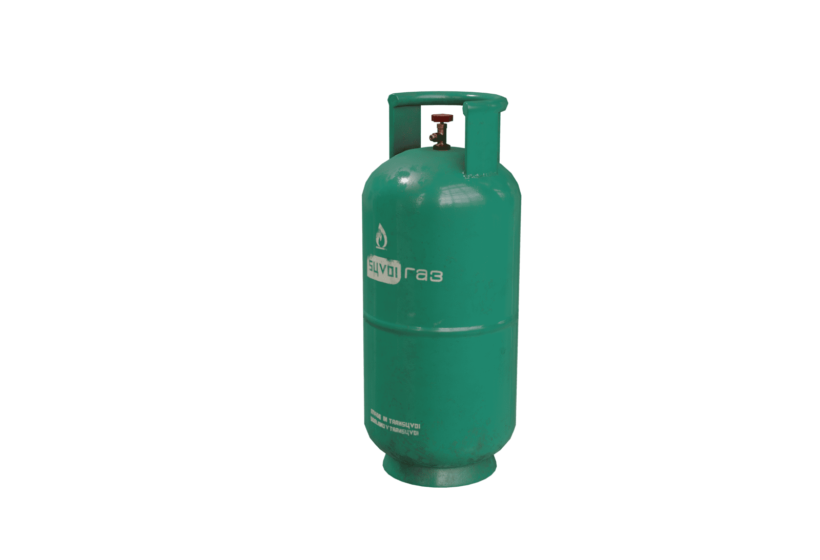 A new teal gas cylinder 3D model game asset low poly Cryengine teal propane bottle prev4
