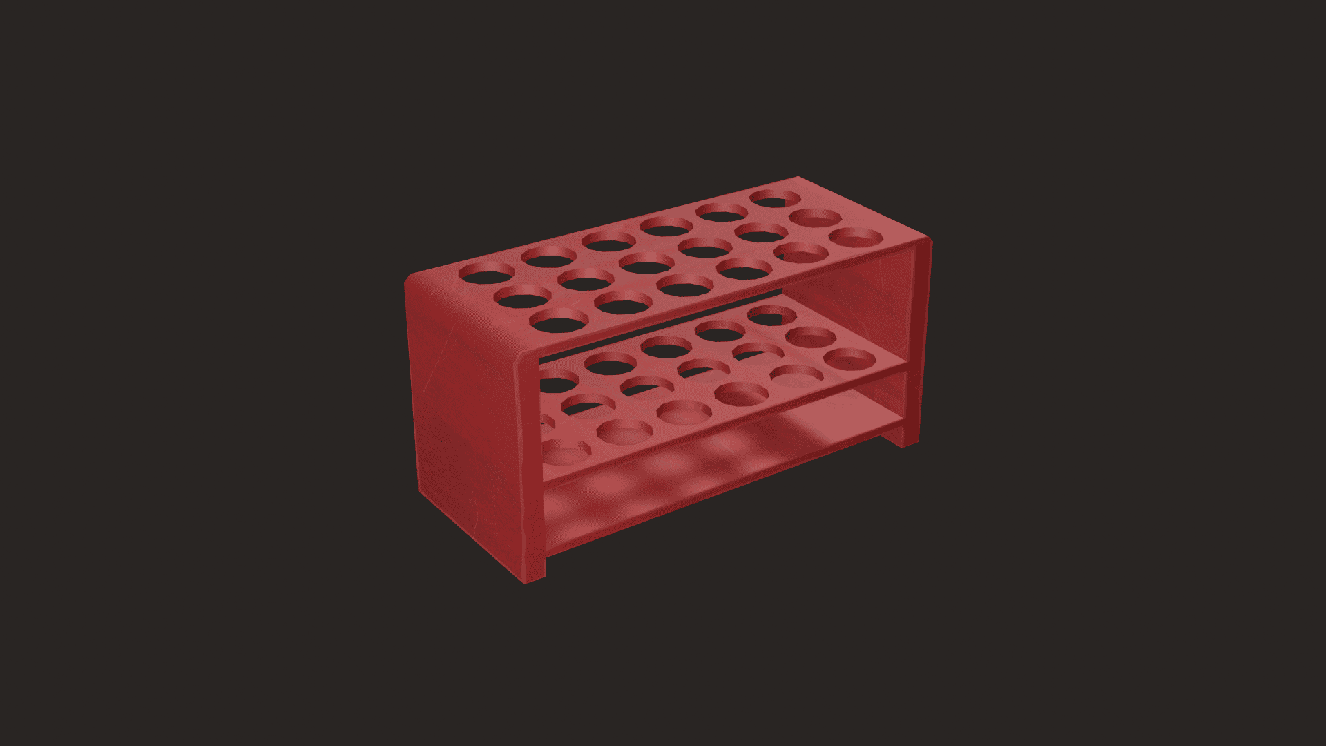 Laboratory Test Tubes & Stands Pack 6 plastic_stand_test_tubes