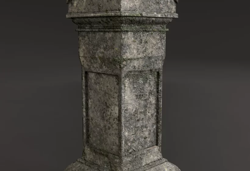 Graveyard Cross Tombstone 03 - Image 4