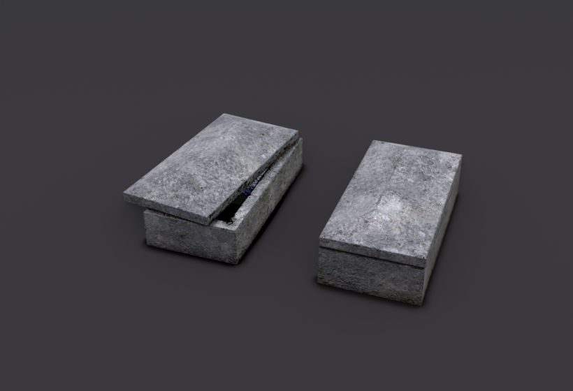 graveyard grave 04 simple tomb 3d model prev2 background