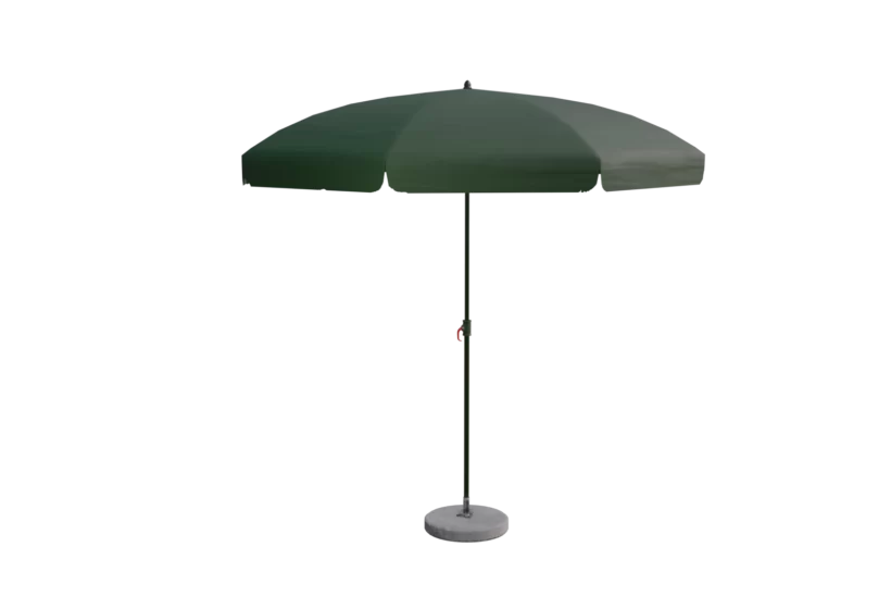 A green garden sun parasol 3D model game ready asset