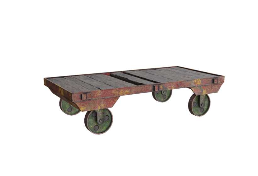 old platform trolley game asset prev1