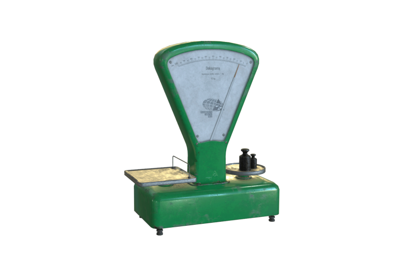 An vintage old scale game asset Cryengine Blender 3D model