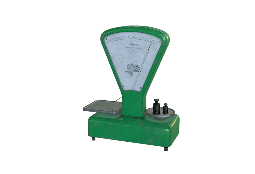 retro scale game asset Cryengine Blender 3D model low poly prev2