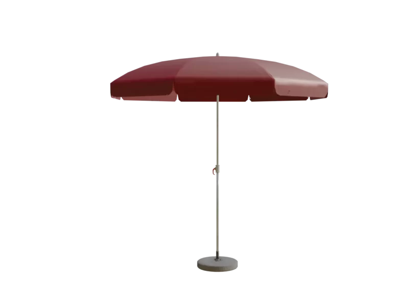 used sun parasol 3D model market stall version red