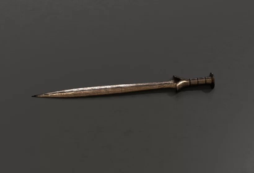 An ancient bronze sword low poly 3d model - 3D Babylon - 3D Models ...