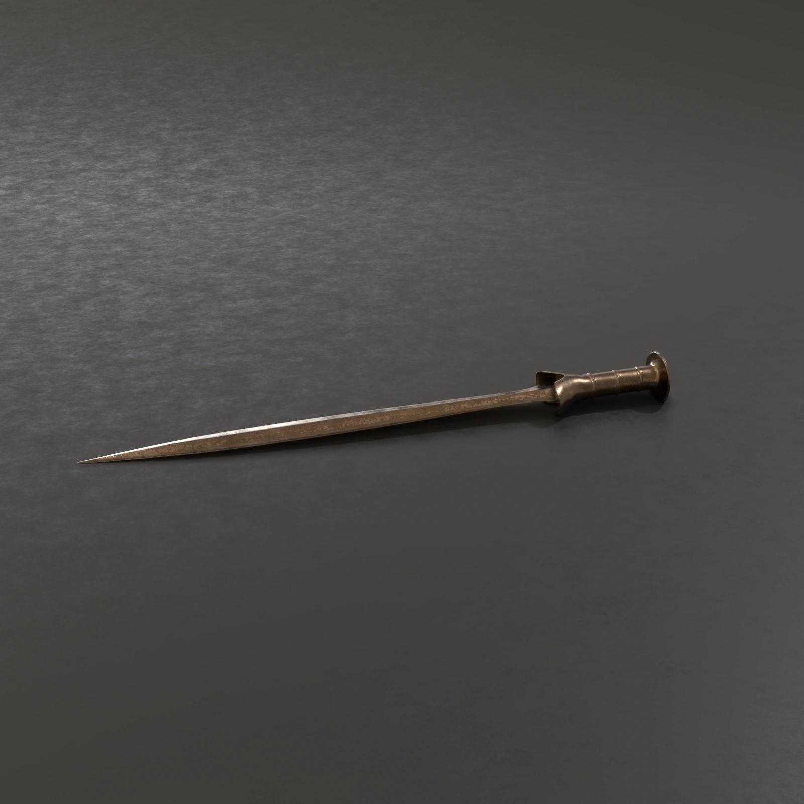 Bronze Sword 2 ancient Byzantine bronze sword 3d asset