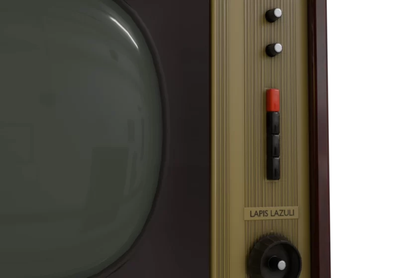 lazuryt old TV game ready asset closeup preview