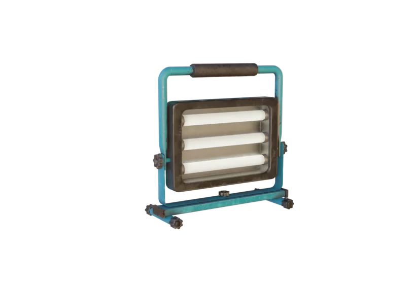 A low poly work light game asset Cryengine Unity Unreal prev2 blue