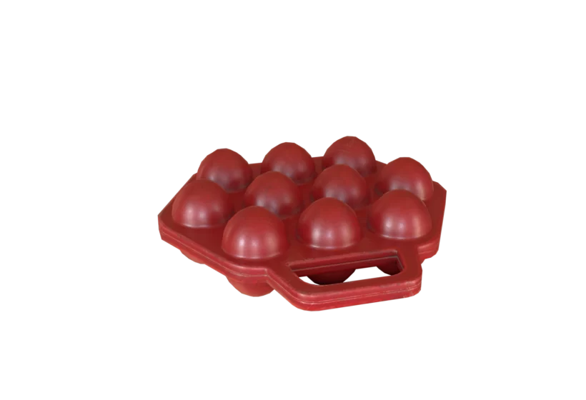 vintage plastic egg basketr 3d model prev1