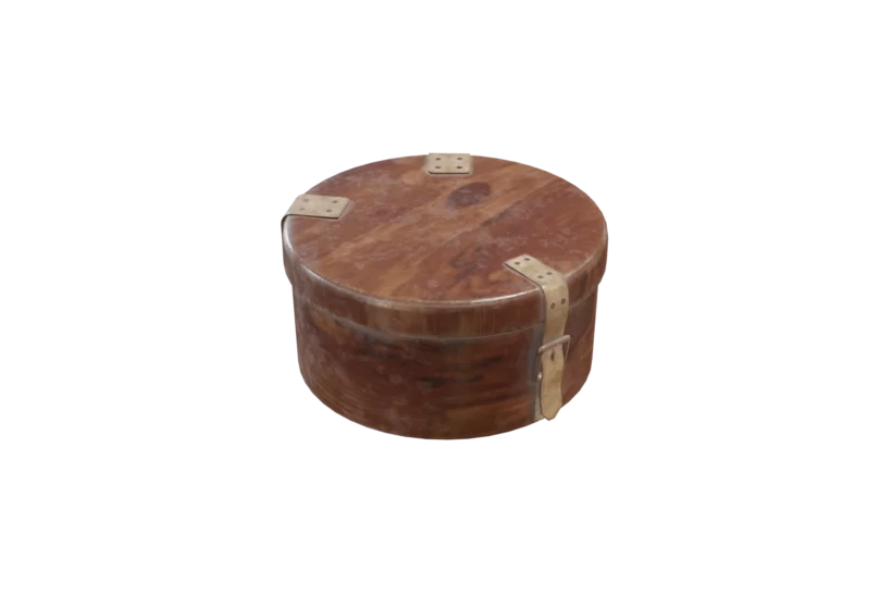 wooden casket game asset low poly