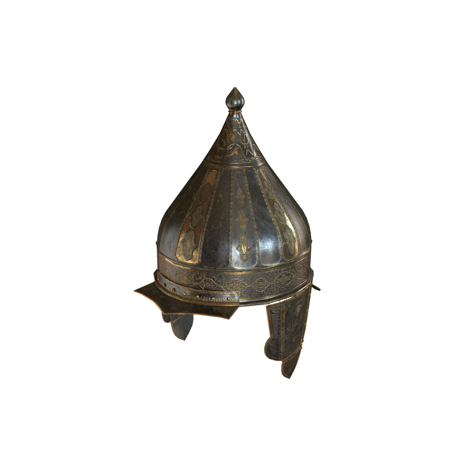 Middle Eastern Helmet 1 middle eastern helmet 3d game model