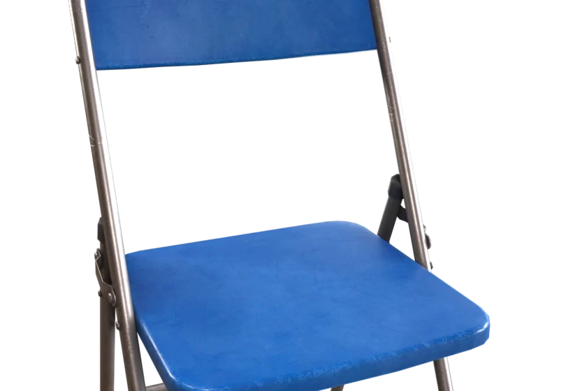 pbr game ready folding chair prev4 blue closeup view