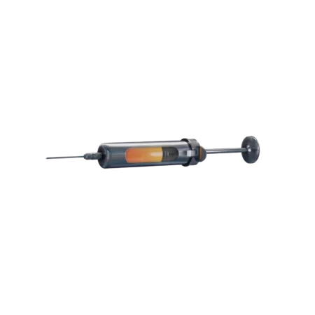 metal syringe game asset PBR low poly 3D model prev2