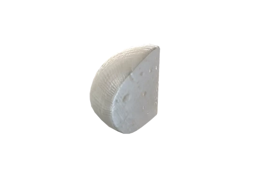 A white cheese game asset low poly 3D model low poly preview