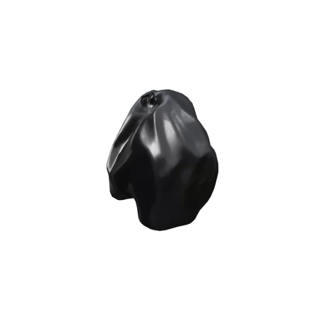 trash bag 3D model low poly game asset Blender Godot UE Unity prev1