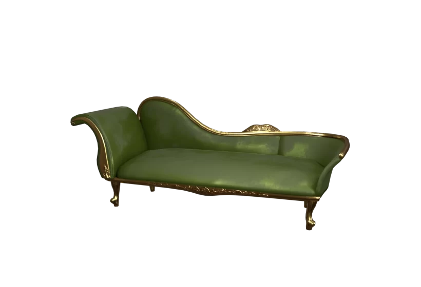 Victorian renaissance classic sofa 3D model low poly game ready Cryengine