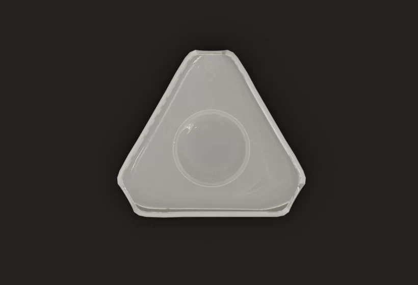 low poly ashtray game ready model