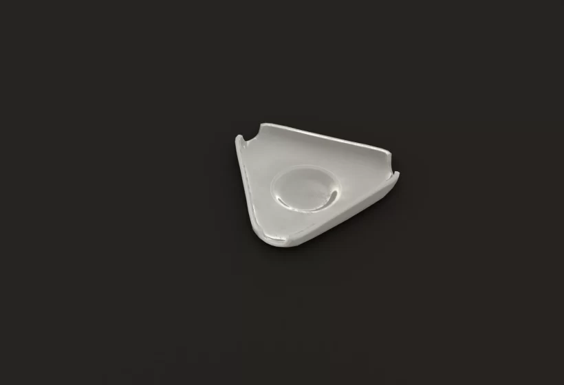 vintage ashtray game asset 3D model