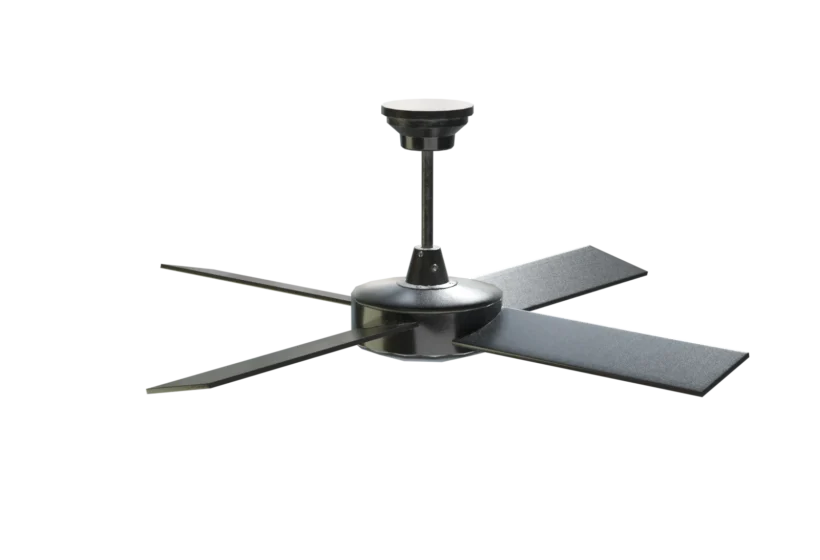 Animated game ready ceiling fan 3D asset
