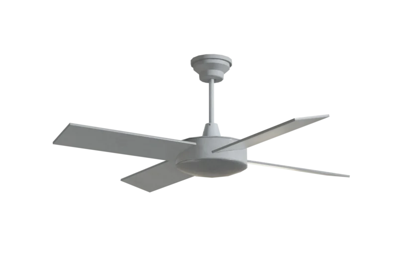 Office fan 3D Asset - White Office Fan