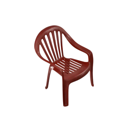 A retro plastic chair 3d model blender Cryengine game ready asset